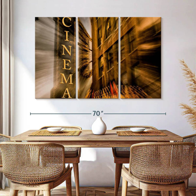 Lilie Cinema Sign, 42" H x 65" W