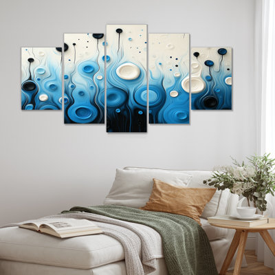 Goutte à goutte peinture rythmique éclaboussures de sérénité III