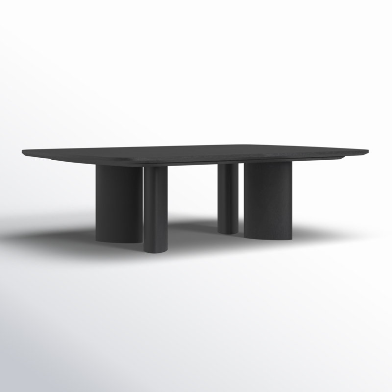 Barnard Rectangle Wood Coffee Table, Black