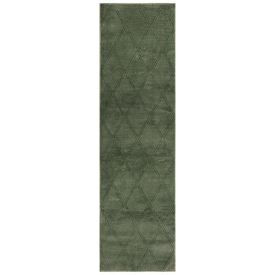 Revive Geometric Area Rug In Green