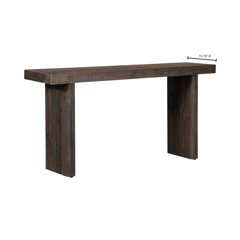 Monterey 60'' W Solid Wood Console Table, Brown