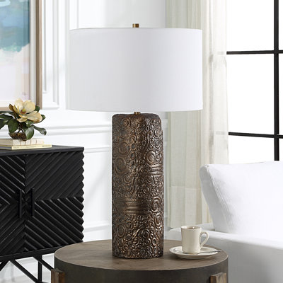 Lampe de table en laiton Tearria