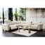 Canapé modulaire beige pour 5 personnes Boucle