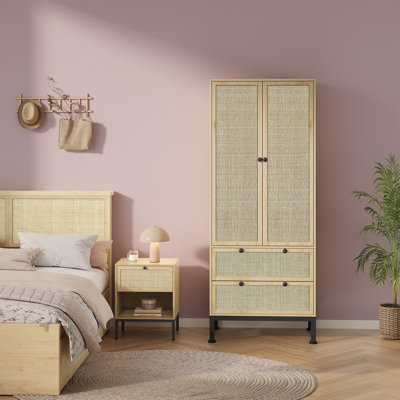Dauphine Traditional 2-Door Armoire