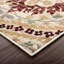 Tapis floral résistant aux taches