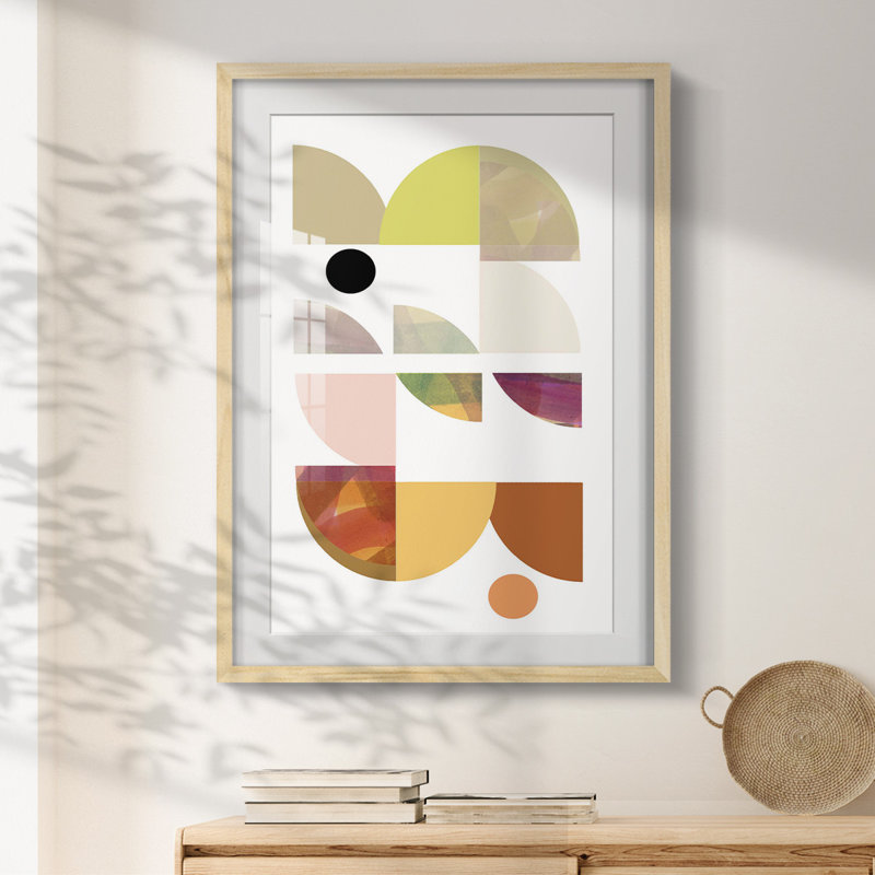 Dorset Shapes III - Impression encadrée, Naturel, H 28,5 po x l 20,5 po