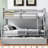 Twin Over Full Bunk Bed With , Gray Trundle & Strong Stability Guardrail, Stable-1952738860