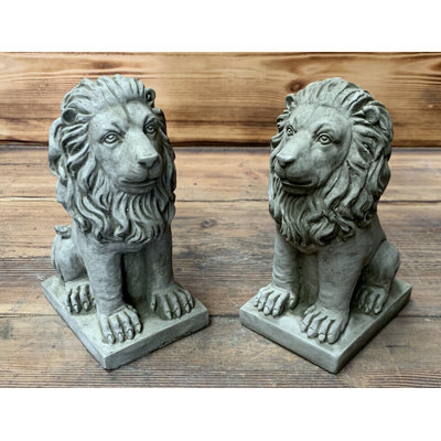 Sequence Animals Stone Garden Statue