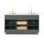 Meuble-lavabo double 60 po Aderyn-99368142