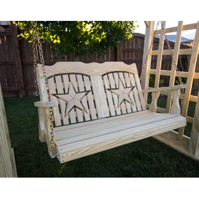 2 Person Pine Porch Swing