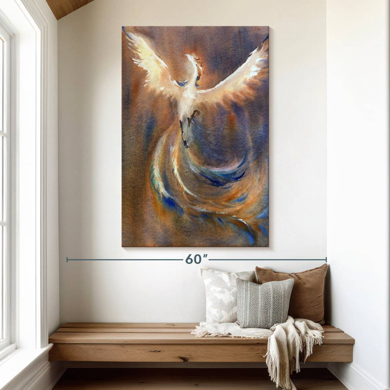 Kelan Rising Phoenix, 51" H x 34" W