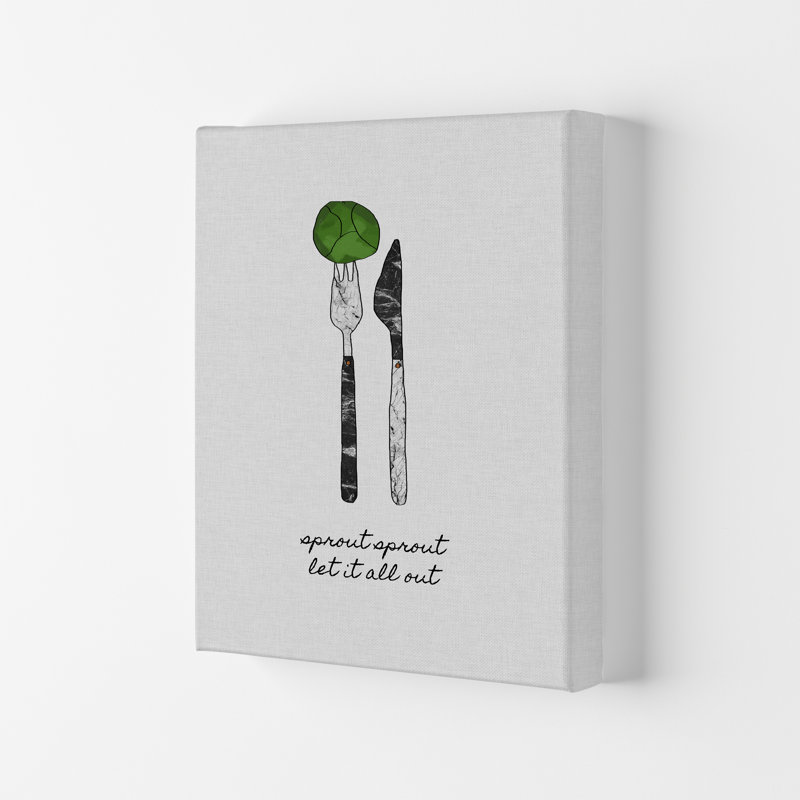 Sprout Sprout - Print, Wrapped Canvas, 29.7cm H x 21cm W x 4cm D