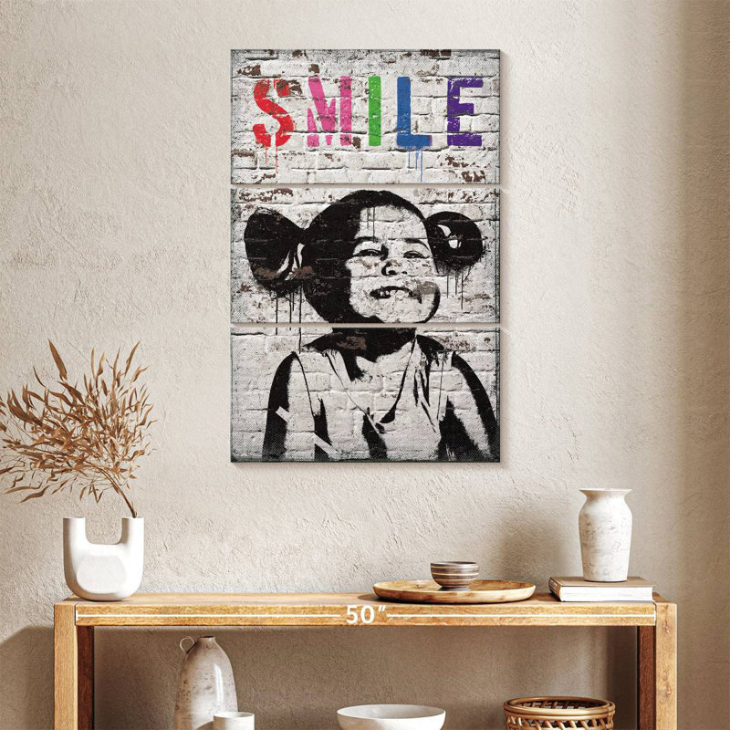 Leisha Smiling Girl, 38" H x 24" W