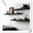 4 Piece Solid Wood Floating Shelf