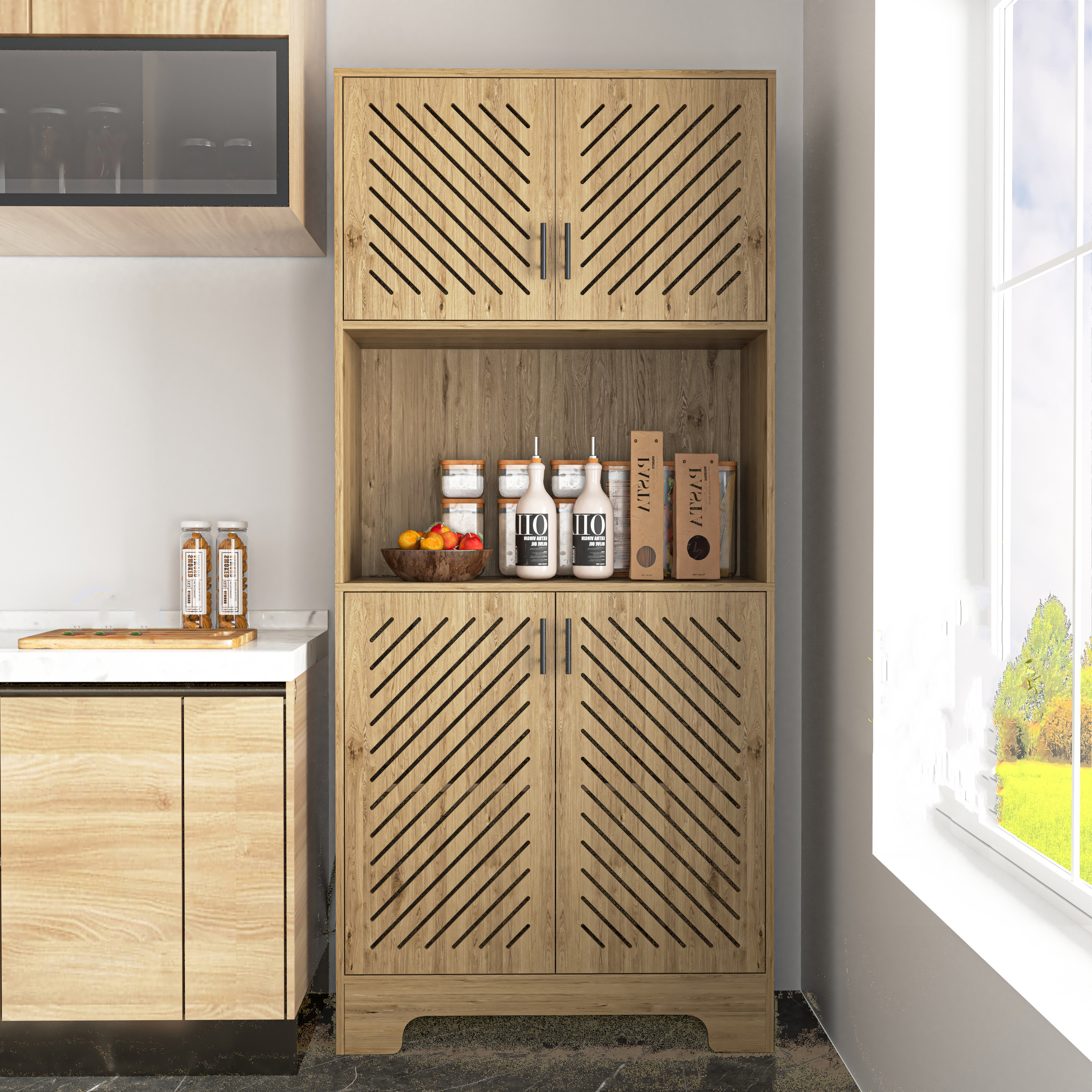 Yesurprise 70.86'' Kitchen Pantry | Wayfair