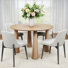 Arline 4 - Person Solid Wood Round Dining Table Sets