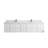 Roswell Floating 84'' Double Bathroom Vanity with Quartz Top