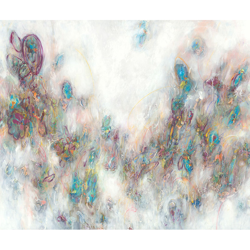 Bubblegum Wishes And Butterfly Kisses Painting by Victor Ryan, Image Brush Gel