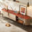 Luxury-modern high-end saddle leather TV cabinet-2066892716