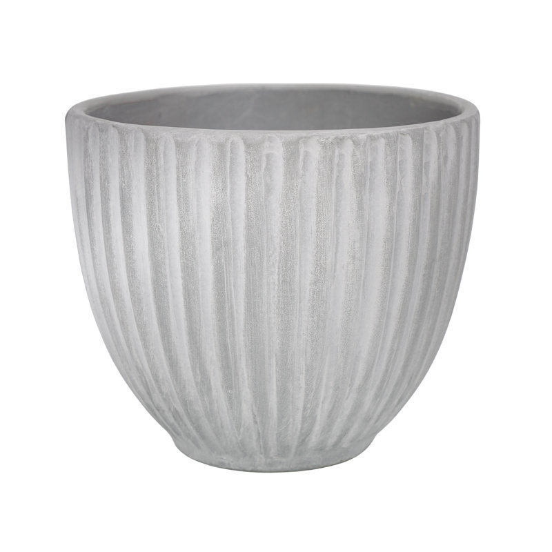 Lagos Cement Planter Plant Pot, 23cm H x 23.50cm W x 23.50cm D