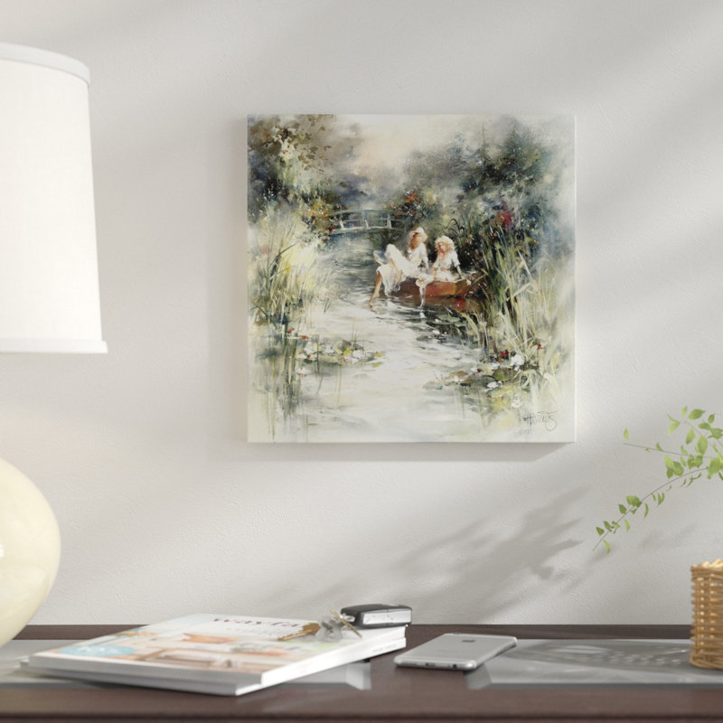 « springshine », reproduction sur toile, H 12 po x l 12 po x P 1,5 po