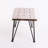 Industrial Style Coffee Table With Wood And Iron, 18" X 43" 18", Finish Rustic Metal Outdoor Table, Top, Appearance