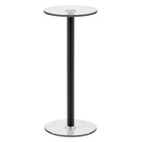 Table d'appoint en bois / verre ronde mDesign