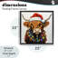 Cadre flottant Holiday Light Highlanded, par Petal Prints Design-776508827-776508830