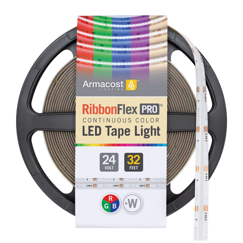 Ruban lumineux à DEL RibbonFlex Pro 24V RVB + l, 300 lumens / pi, 10 m, 33ft.