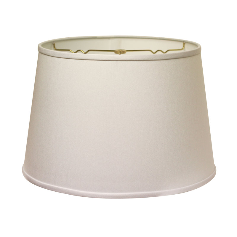 Abat-jour empire en tissu 11,5 po de hauteur, Blanc