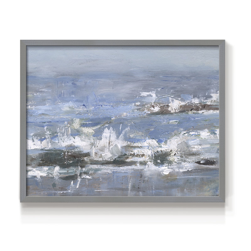 Overcast Tides II - impression encadrée - réarmable, Gris, H 22 po x l 28 po