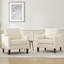 Fauteuil avec pieds en bois massif-892651814