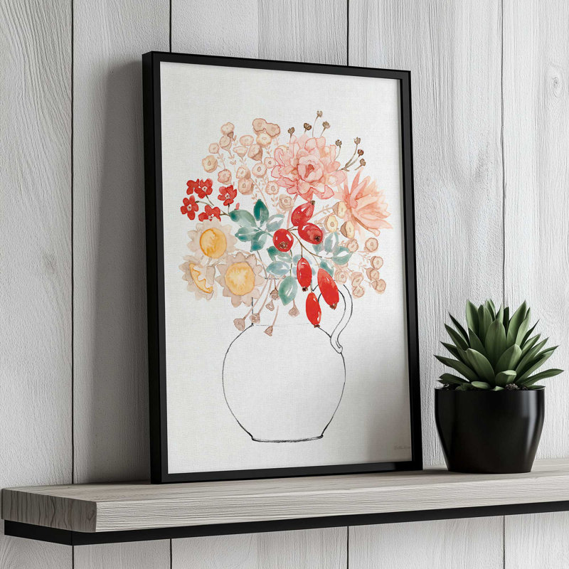 «Festive Season X» par Beth Grove, reproduction d'art, Brun, H 16 po x l 12 po