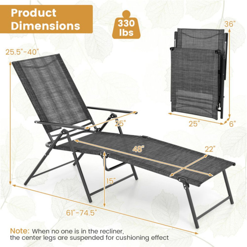 Sarie Outdoor Metal Chaise Lounge Set, Gray
