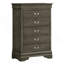 Commode Louis Phillipe G3105-CH, gris-57890572