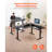 L Shaped Desk Electric Adjustable Height Corner Gaming Desk w/ Light Strip-2053836112