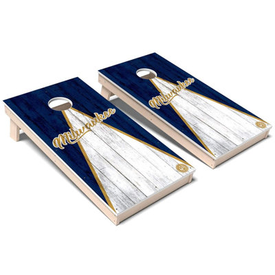 Milwaukee Triangle Baseball All-Weather Composite Cornhole Set