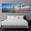 Epic Art «Blue and Yellow» par Dennis Frates, verre acrylique Wal Art-102002650