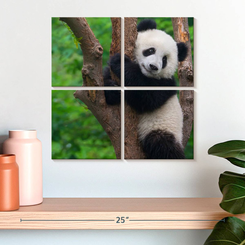 Bramble adorable panda, H 18 po x l 18 po
