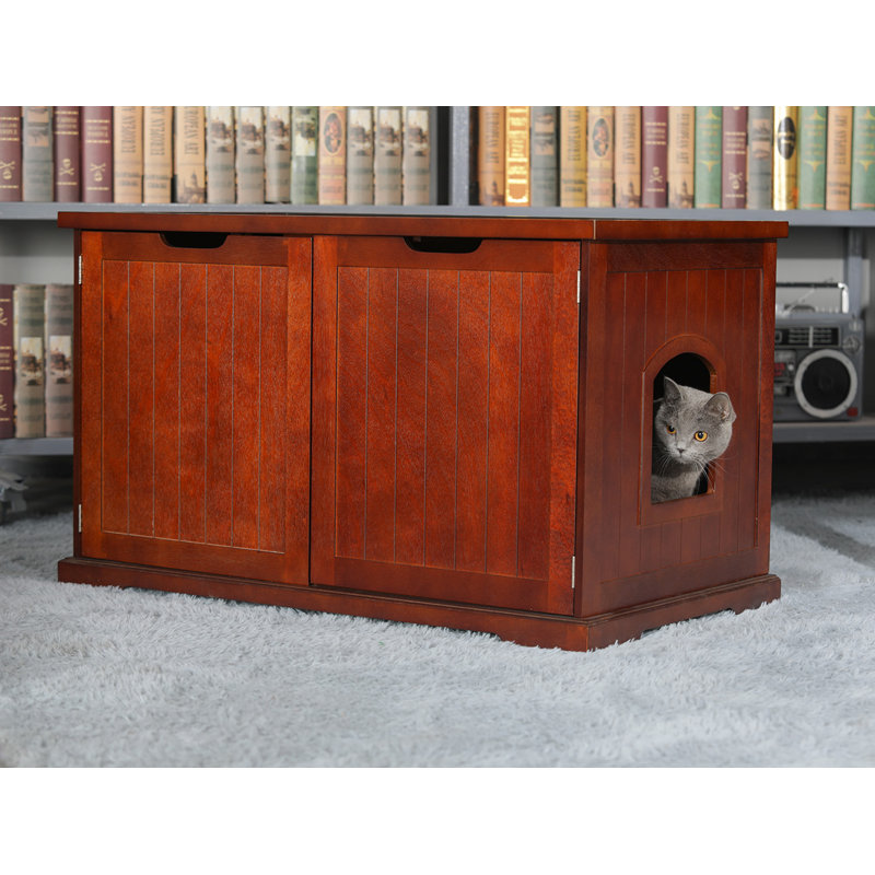 Enceinte de litière Jolene, Noyer