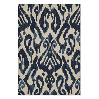 Kasuri Handmade Ikat Area Rug