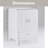 24" White Freestanding Solid Wood Premium Grade Bath Vanity with Bottom Drawer Sink Cabinet with Top