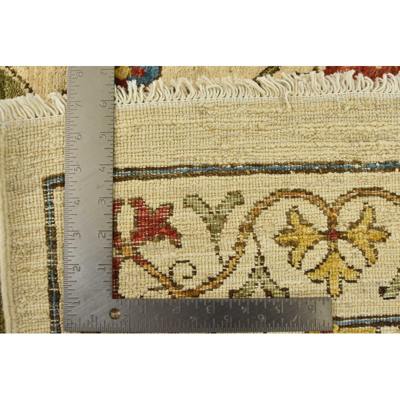Felike One-of-a-Kind 9' X 12'2'' New Age Wool Area Rug Beige