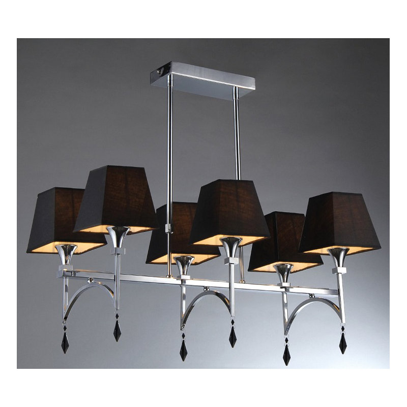 Luminaire suspendu 6 lumières pour îlot de cuisine