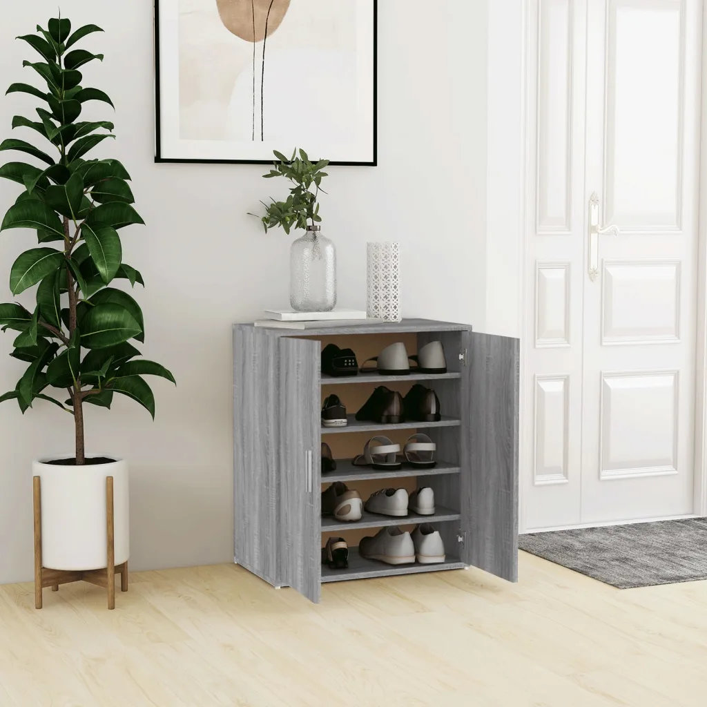 Shoe Cabinet 60x35x70 cm Engineered Wood