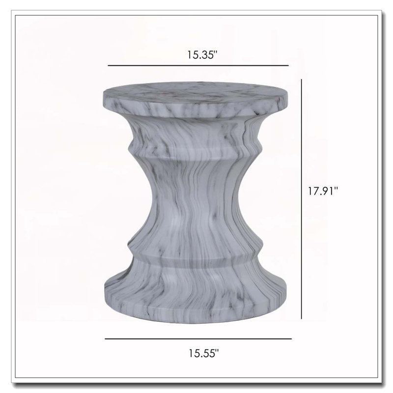 Outdoor Patio Accent Table Side