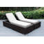 Chaise longue d'extérieur en osier Billyjo - sans assemblage-29178879-70754893