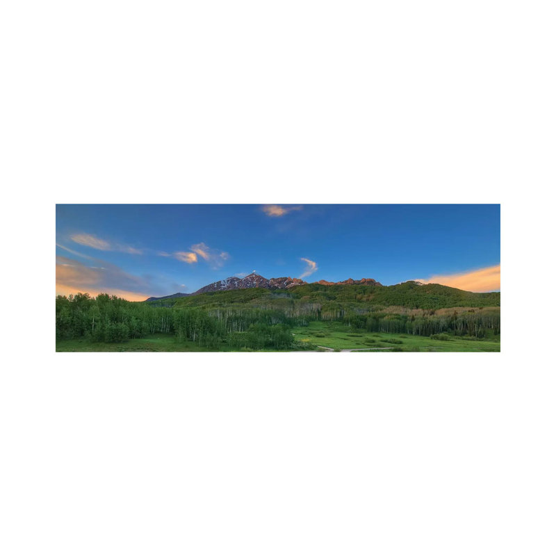 Green Serenity by Bill Sherrell - No Frame Panoramic Gallery-Wrapped Canvas Giclée on Canvas