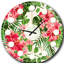Horloge murale style tropical Mid-Century-40748294