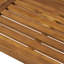 Banc d'extérieur en bois avec finition, améliore l'espace, l 48,50 po x P 24,96 po, H 35,24 po, capacité de poids de 250 lb. Patio pour utilisation, décoration, capacité de poids